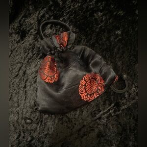 Vintage Satin Wristlet/Pouch